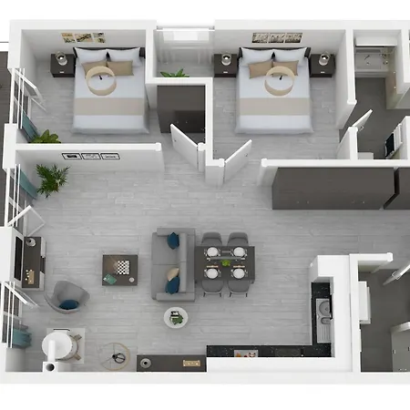 Duenenquartier - 3 Obergeschoss Mit Ostseeblick - 600m Zum Appartement